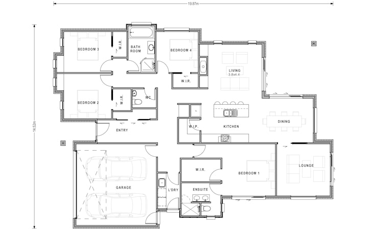 Pohutukawa Floor Plan