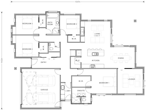 Pohutukawa Floor Plan
