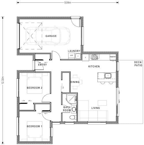 Queen Floor Plan