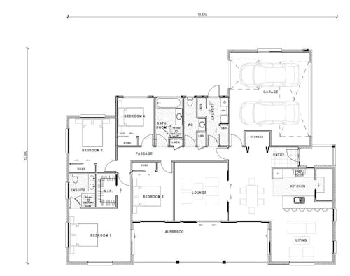 Whakatane Show Home Floorplan