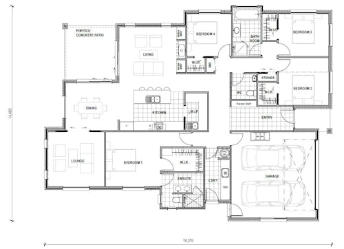 Whangarei Show Home Floor Plan