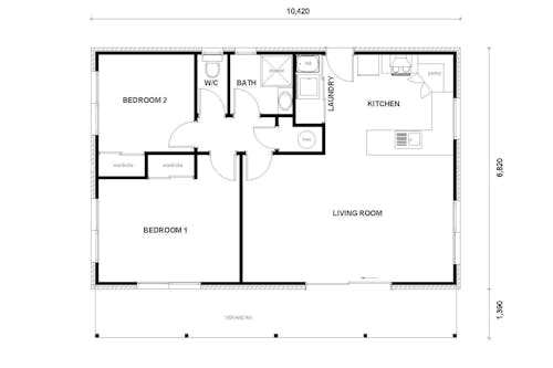 Pamerston North floor plan