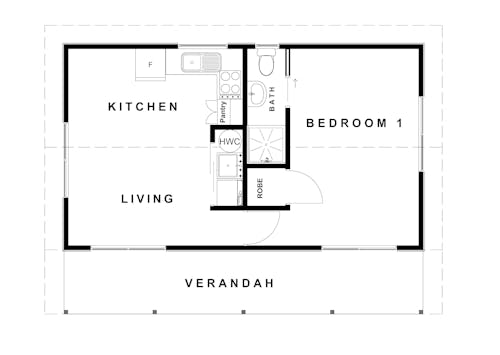 Studio - Floorplan Havelock
