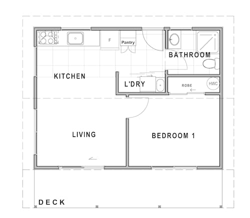 Studio - Floorplan Collingwood