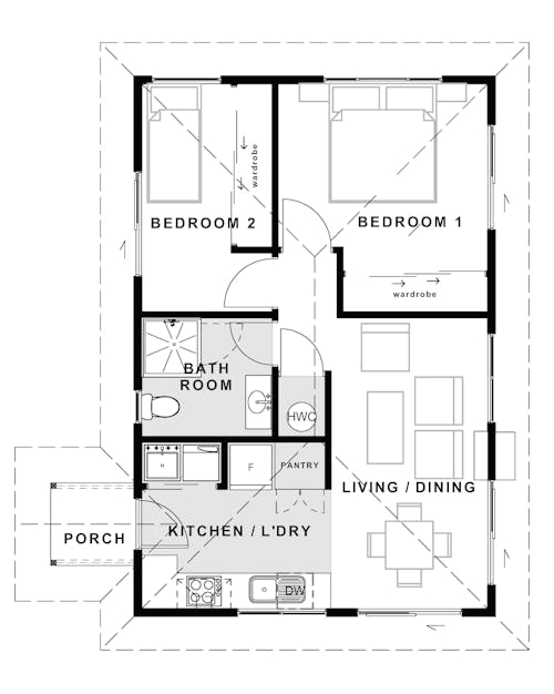 Studio - Floorplan Moana